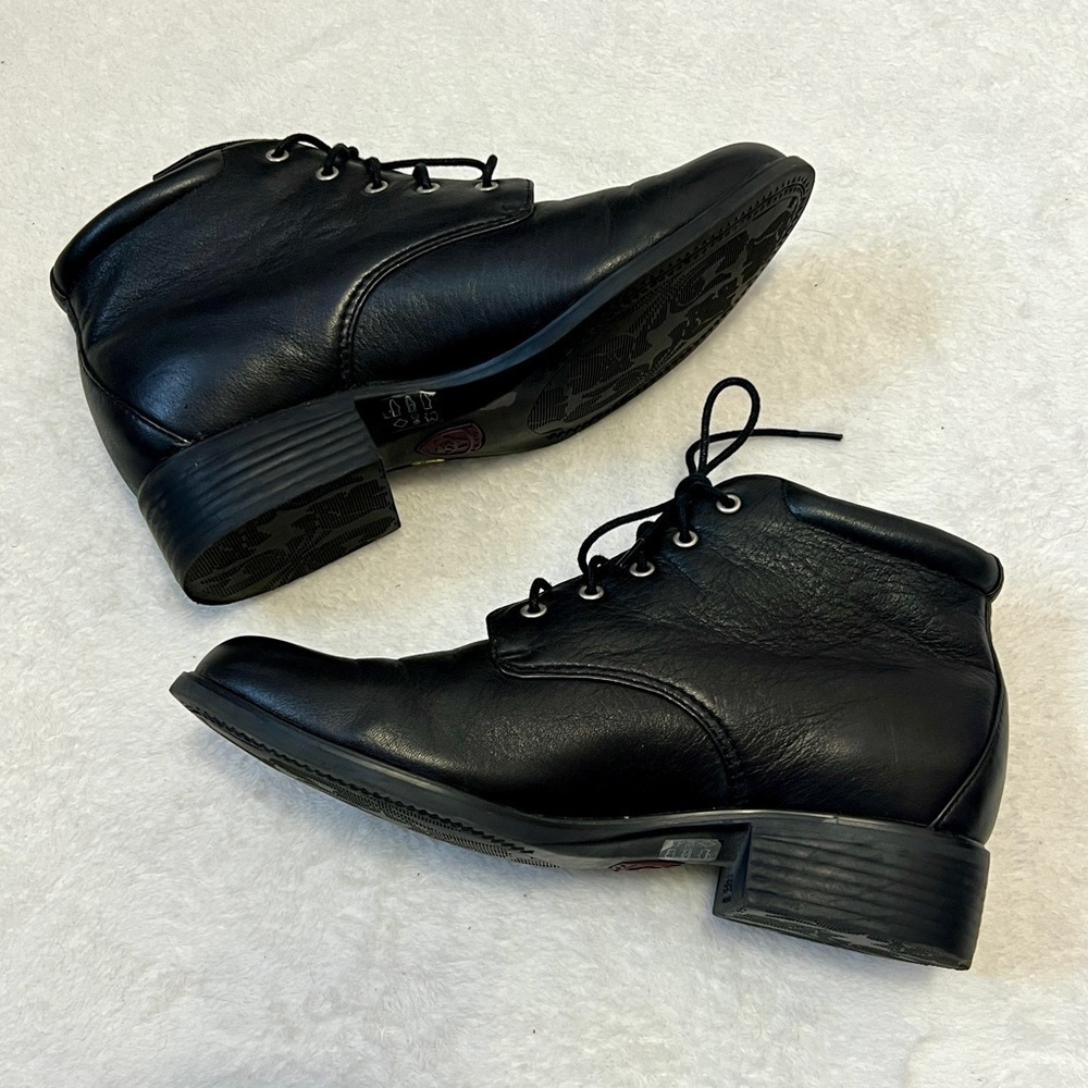 ARIAT Josie Kiltie Leather Riding Ankle Boots - Size 6.5 - Picture 3 of 12